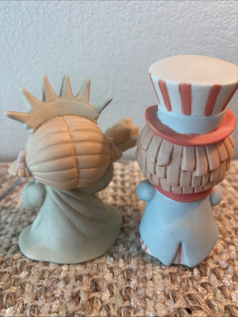 BUMPKINS Patriotic Resin Figurine Pair - Statue of Liberty & Uncle Sam - Picture 2 of 15